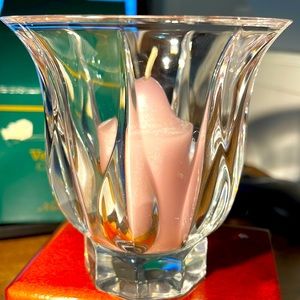 Care and handling. Noritake candlesticks and votive holders.